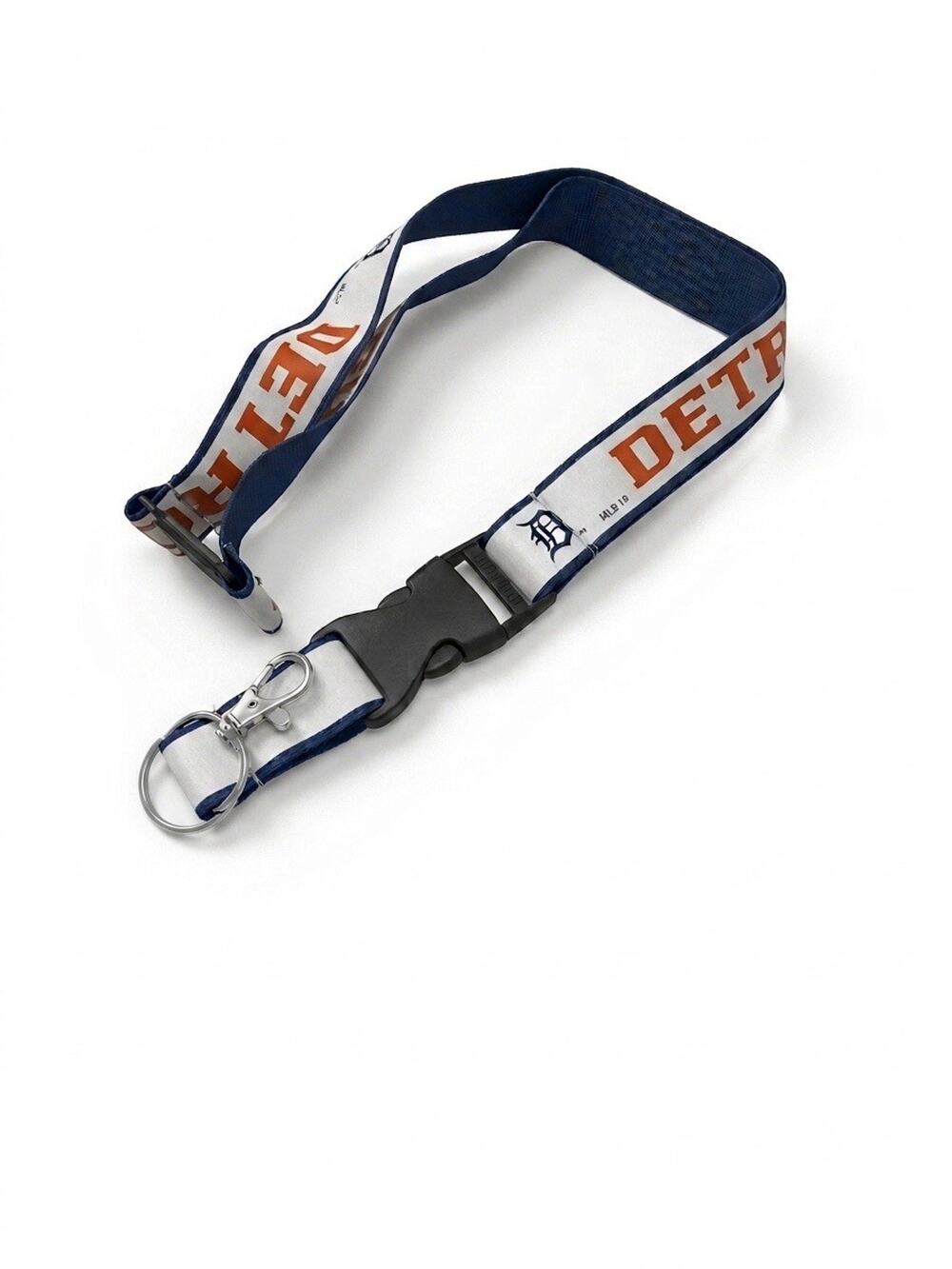 Detroit Tigers MLB Reflective Team Detachable Lanyard